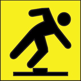 Tripping hazard Symbolic | MMS-PED-2