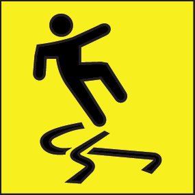 Slippery surface symbolic | MMS-PED-5