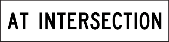 At intersection | MMS-ADV-4