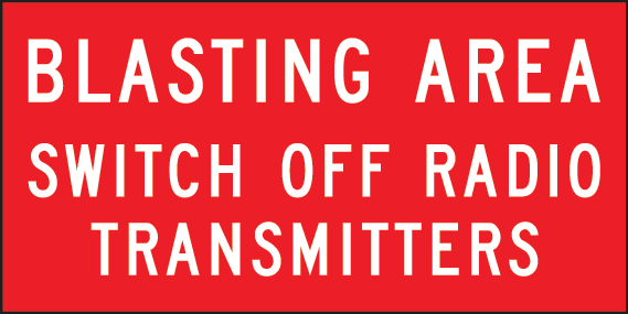 Blasting area switch off radio transmitters | MMS-ADV-6