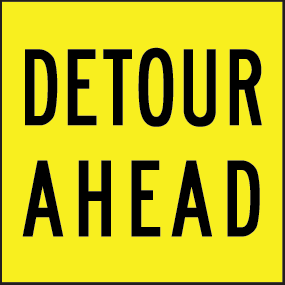 Detour ahead | MMS-ADV-9