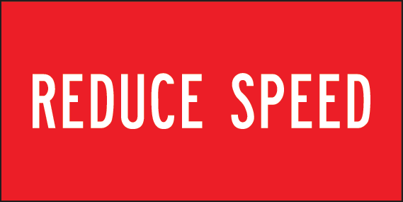 Reduce speed | MMS-ADV-30