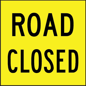 Road closed | MMS-ADV-31