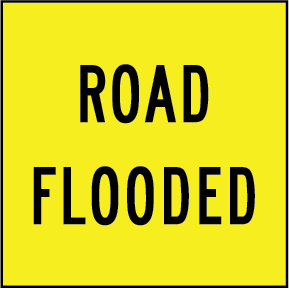 Road flooded | MMS-ADV-66