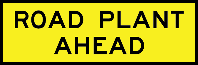 Road plant ahead | T1-3-2
