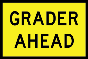 Grader ahead | T1-4