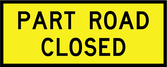 Part road closed | T2-5