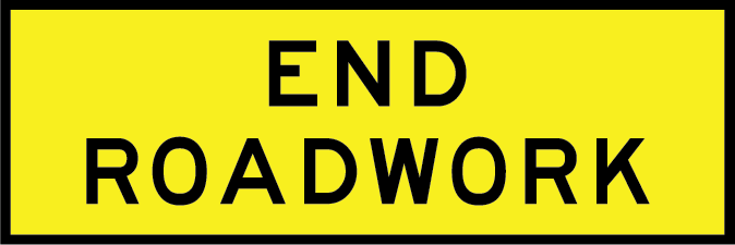 End roadwork | T2-16