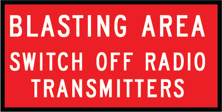 Blasting area switch off radio transmitters | T4-2