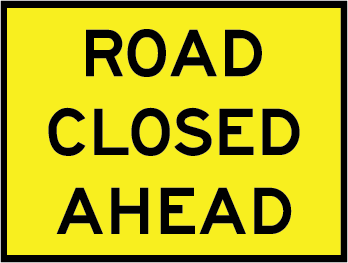 Road closed ahead | MR-TAW-5