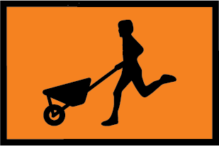 Wheelbarrow race Symbolic | MR-TAW-29