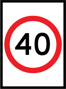 Speed Limit Sign | TR4-1