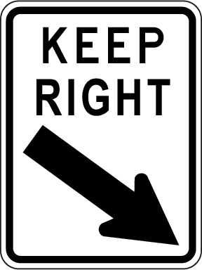 Keep Right | R2-3(R)