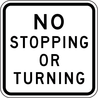 No Stopping Or Turning | R2-13