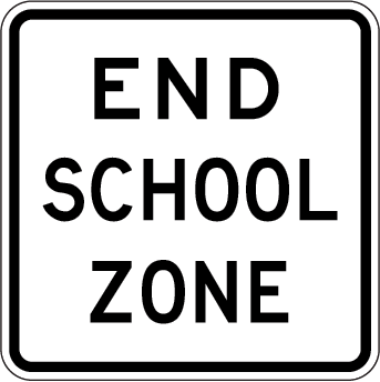 End School Zone | R4-9