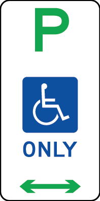 Disabled Parking Only | R5-10