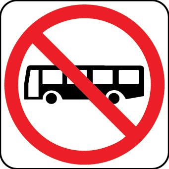 No Buses Symbolic | R6-10-1