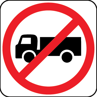 No Trucks Symbolic | R6-10-2