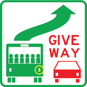 Give Way To Buses | R6-31
