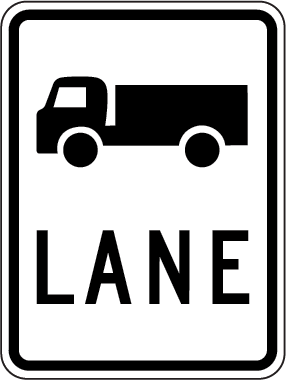 Truck Lane | R7-1-3