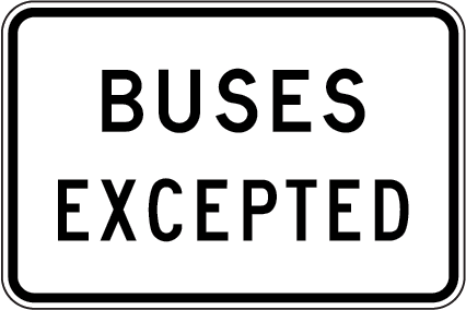 Buses Excepted | R9-2