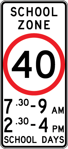 School Zone Sign | MR-RS-7