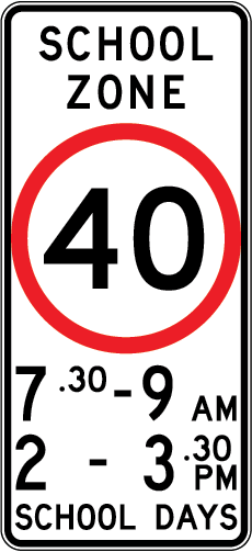 School Zone Sign | MR-RS-8