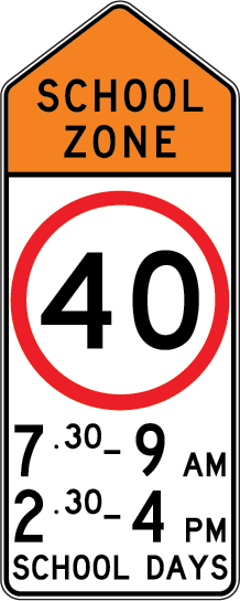Enhanced School Zone Sign | MR-RS-15