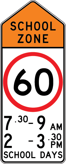 Enhanced School Zone Sign | MR-RS-16