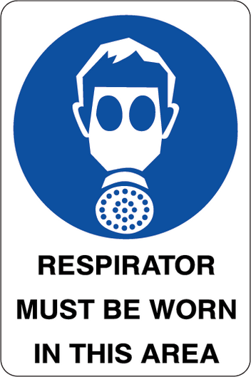 Respirator Must Be Worn In This Area | PPE-146 — Yungatha