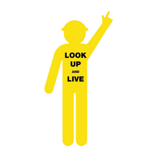 Look Up and Live Sign
