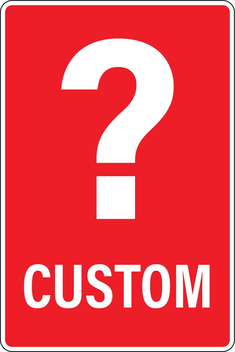 Custom fire sign