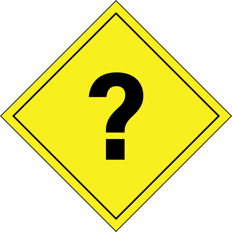 Custom hazard sign