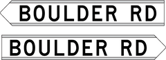 Street Name Blades